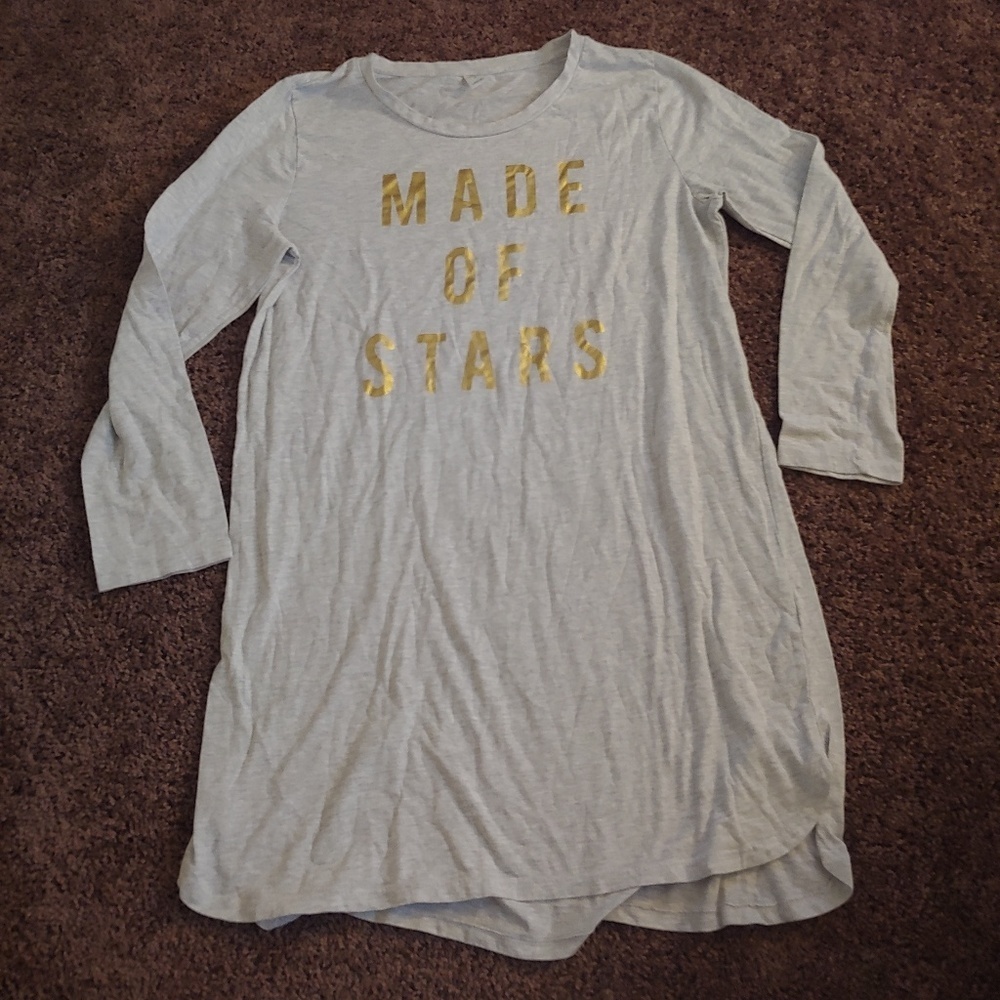 Old navy "made of stars" long sleeve sleep dress